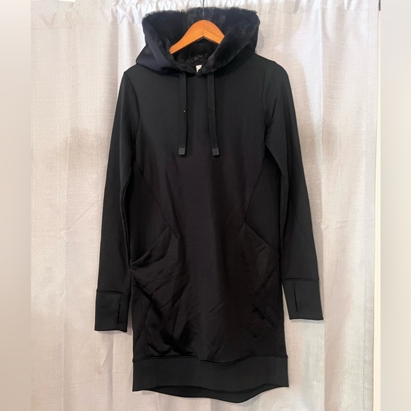 Athleta Triumph Luxe Shine Hoodie Dress-Small NWT - Picture 5 of 13